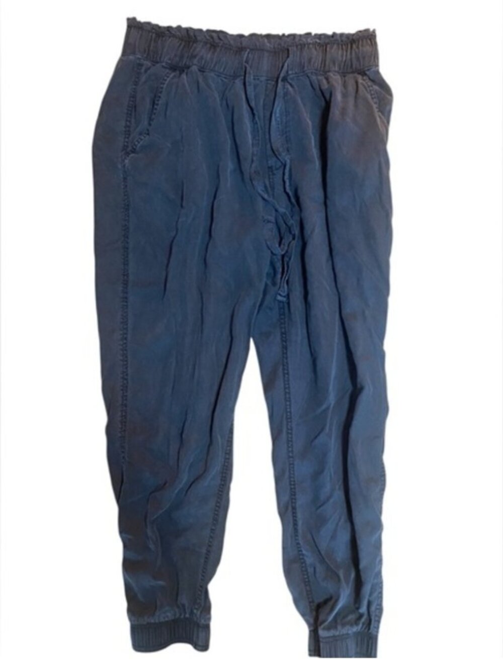 Women's Pants High RiseJogger Elastic Waist and HemPockets Tapered Leg
